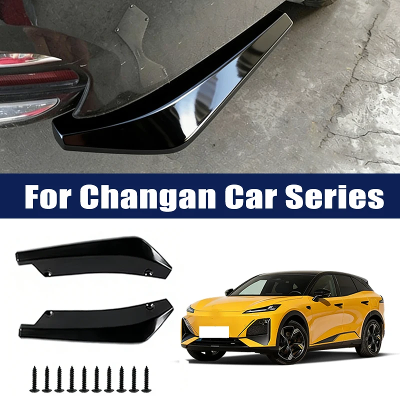 

Car Rear Bumper Lip Diffuser Splitter Spoiler Scratch Protector For Changan CS35 CS55 CS75 PLUS UNI-K UNI-T V Uni Vado CX20