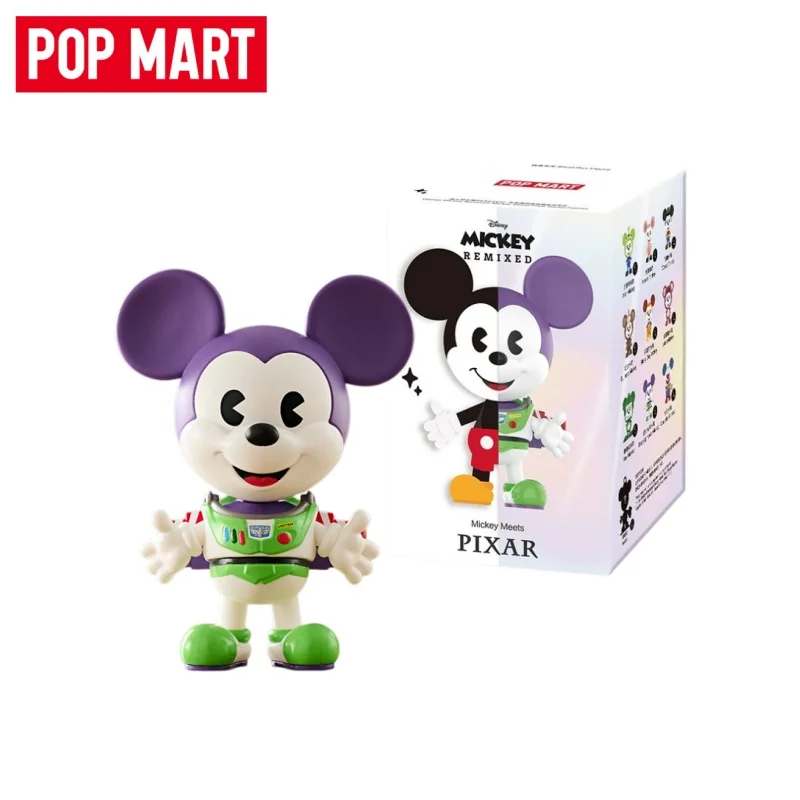 

POP MART Disney Mickey Remixed: Mickey Meets Pixar Series Blind Box Toy Mystery Box Doll Desktop Decoration Model Birthday Gift