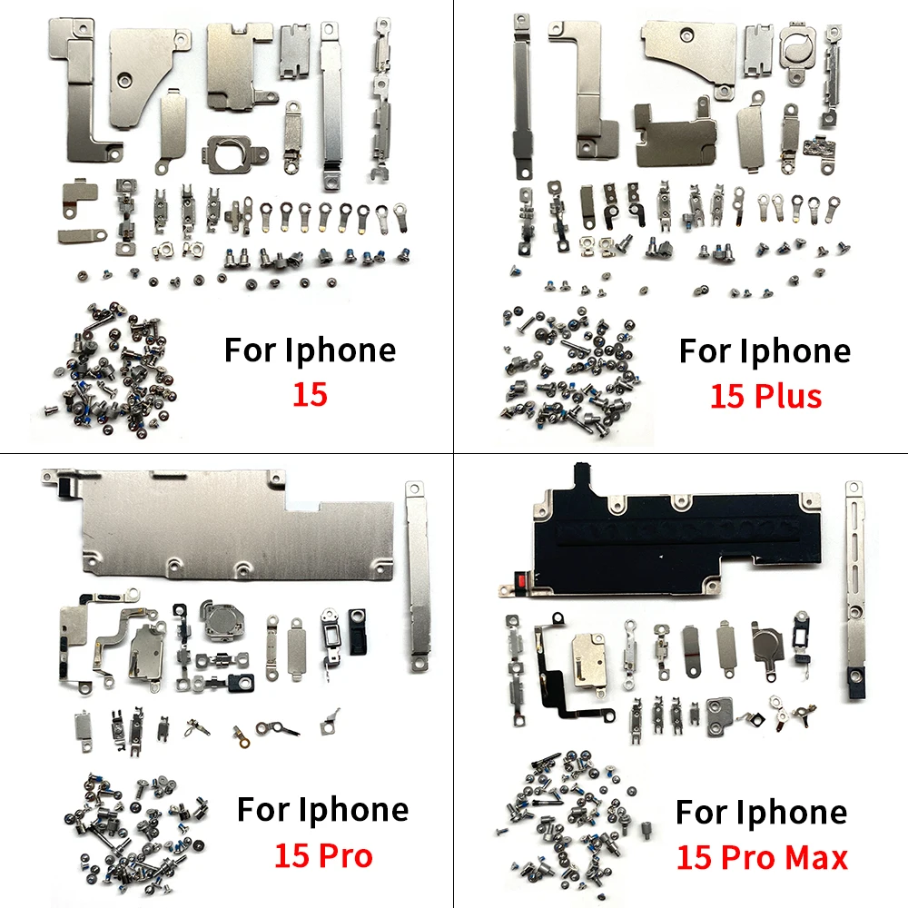 Complete Full Screw Set Metal Internal Bracket Replacement Parts Shield Plate Cover For IPhone X XR XS Max 7 8 Plus 15 Pro Max image 2