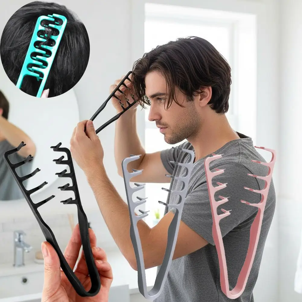 

Hair Styling Comb Wide-Tooth Hair Seam Comb Bangs Combs Styling Hair Root Top Fluffy Hairdressing Tool Hair Tools Accessories