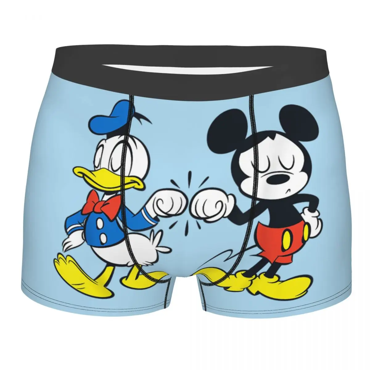 Novelty Boxer Mickey Mouse Shorts Panties Briefs Man Underwear Breathable Underpants for Male