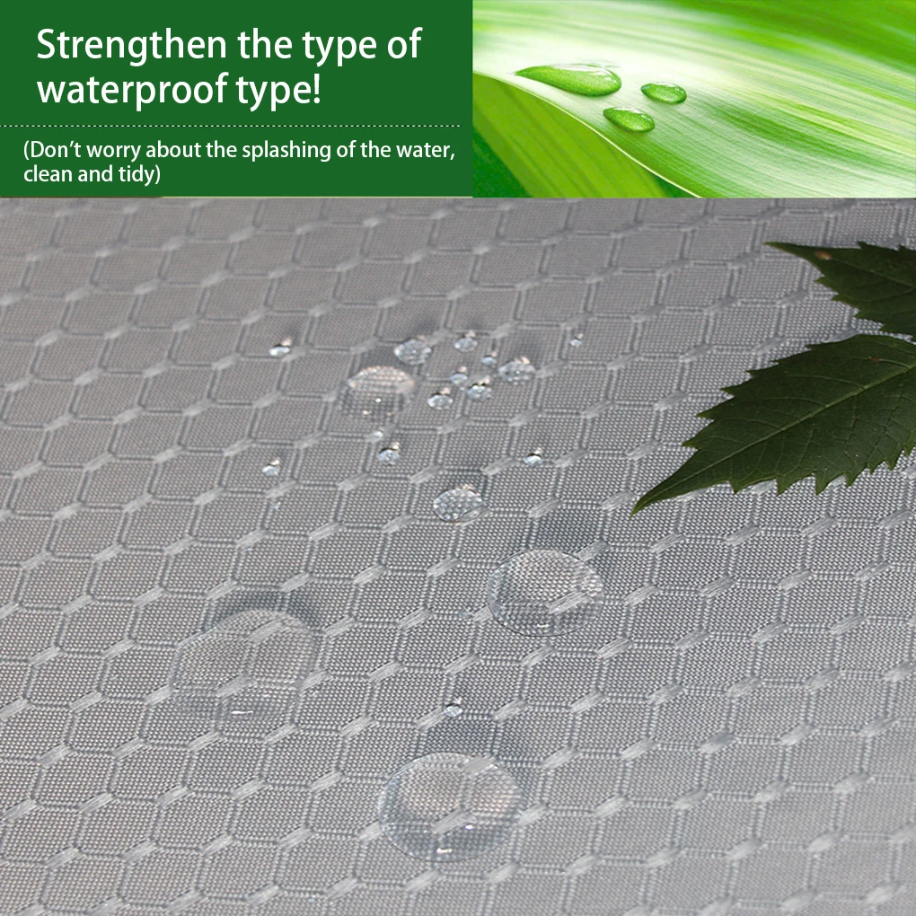 Shower Moisture Proof Curtain Home Reusable Waterproof Bathroom Drape