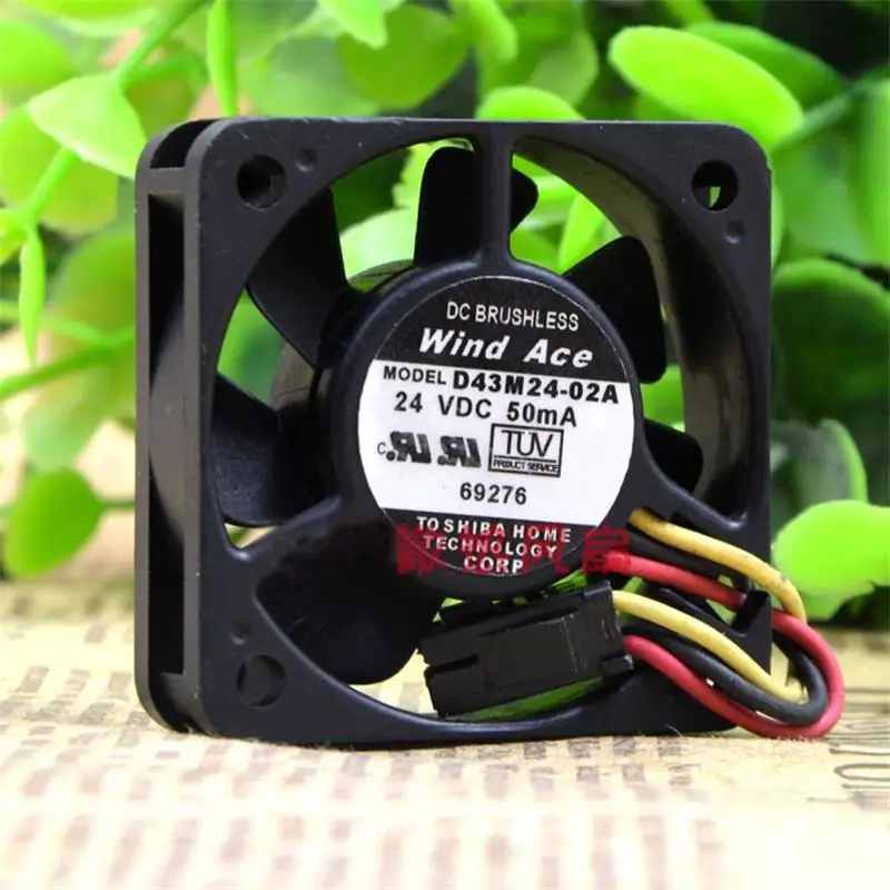 

New Cooling Fan For Wind Ace Inverter G7 F7 Dedicated Fan 24V 50mA D43M24-02A 4015 3-Wire