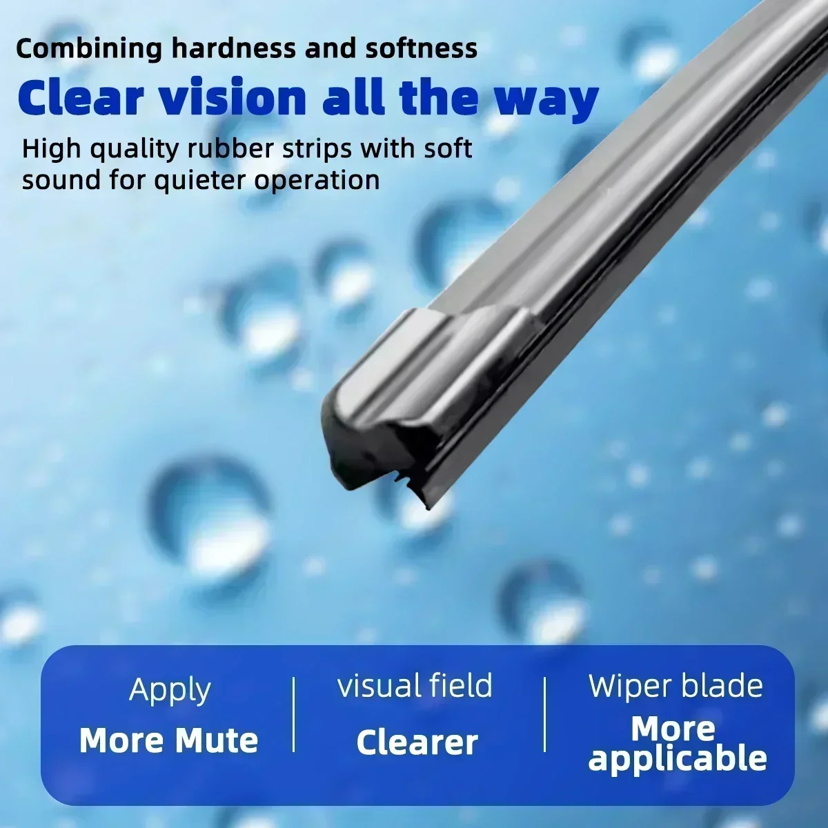 2PCS For Ford Escape MK3 Kuga MK2 C520 2013-2019 2014 2015 28"+28" Front Wiper Blades Windshield Windscreen Window Accessories view 6