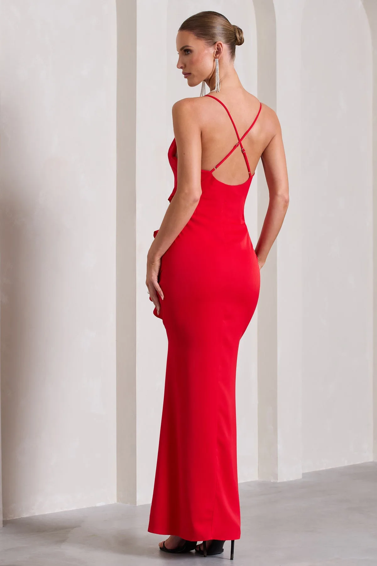 Summer Women's Sexy Strapless Strap Long Wrap Around Dresses Solid Sleeveless Midi Dress Fashion Backless Elegant Evening Dress view 3