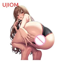 UJIOM 13cm Sexy Rapi Nikke Hentai Wall Sticker Grabbing Big Ass Laptop Living Room Decal Room Decoration Accessories Poster