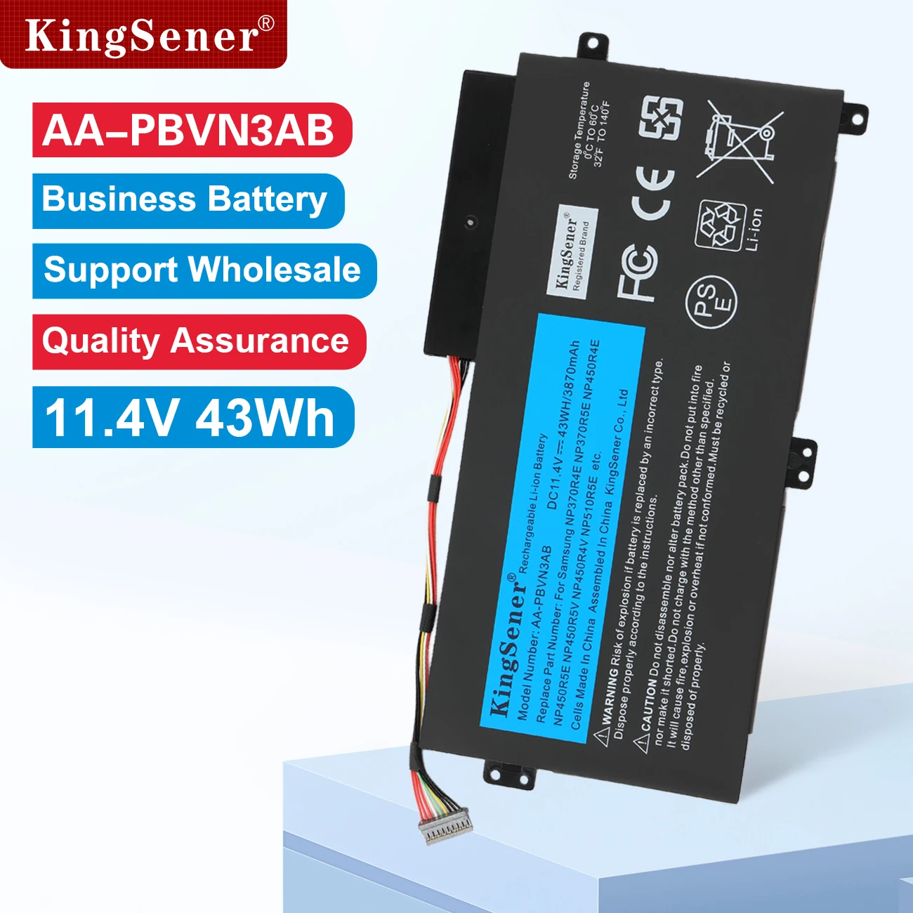 

Аккумулятор KingSener для ноутбука SAMSUNG NP370R4E NP370R5E NP370R5V NP450R4E NP450R5E NP450R4V NP450R5V NP470R5E NP510R5E