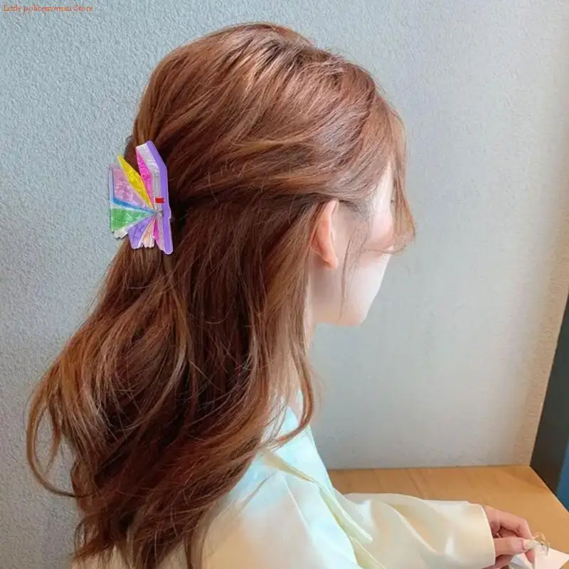 F92D Fashionable Hair Accessories Creative Hair Barrette Hairpin Unique Ice Skate And Badminton Book Design For Gifting