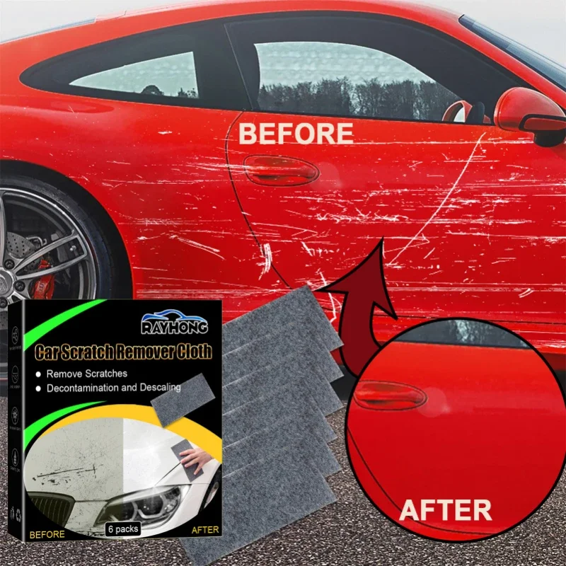 Nano Sparkle Anti-Scratch Cloth For Car Universal Metal Surface Instant Polishing Cloth Smart Car Surface Scratch Repair Remover