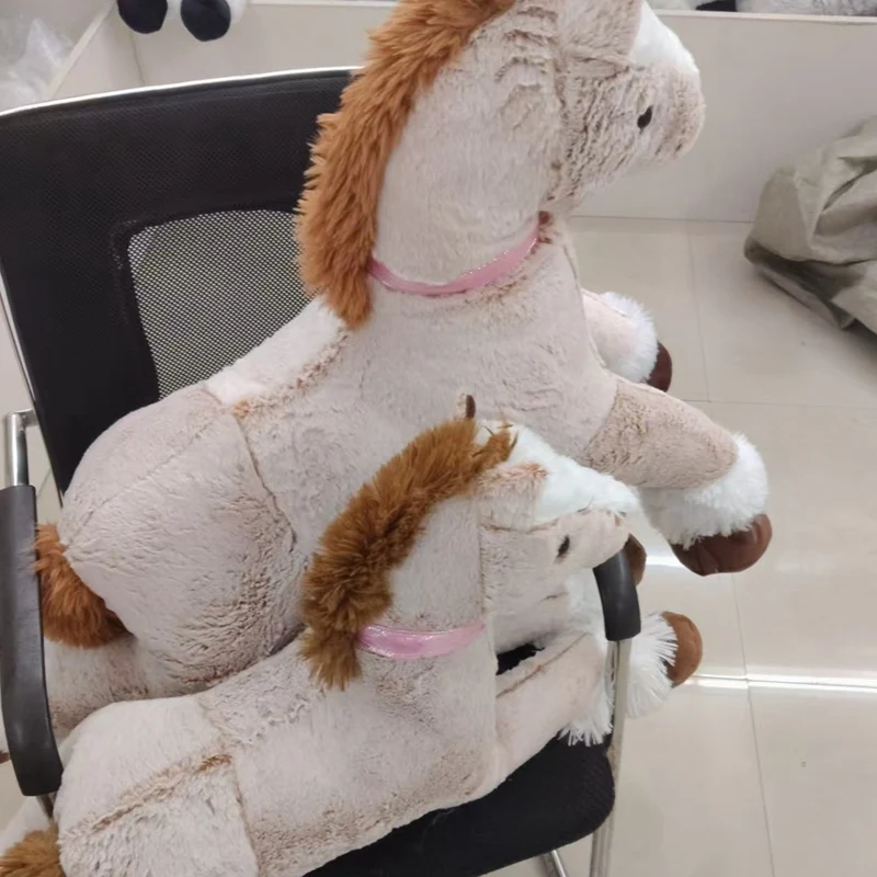 

Гигантская пушистая плюшевая подушка-лошадь, мягкая игрушка-лошадь, очаровательный подарок на день рождения или Рождество для детей и друзей, декор для спальни