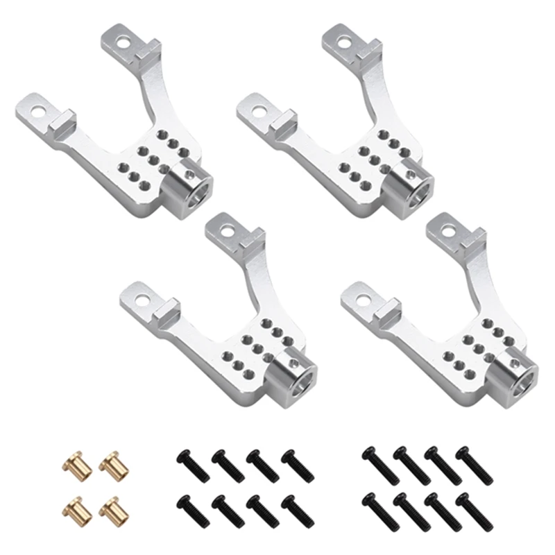 A72Z RC Car Upgrades Bracket KIT for 1/12 MN128 MN86 G500 RC Car Upgrade Parts Silver