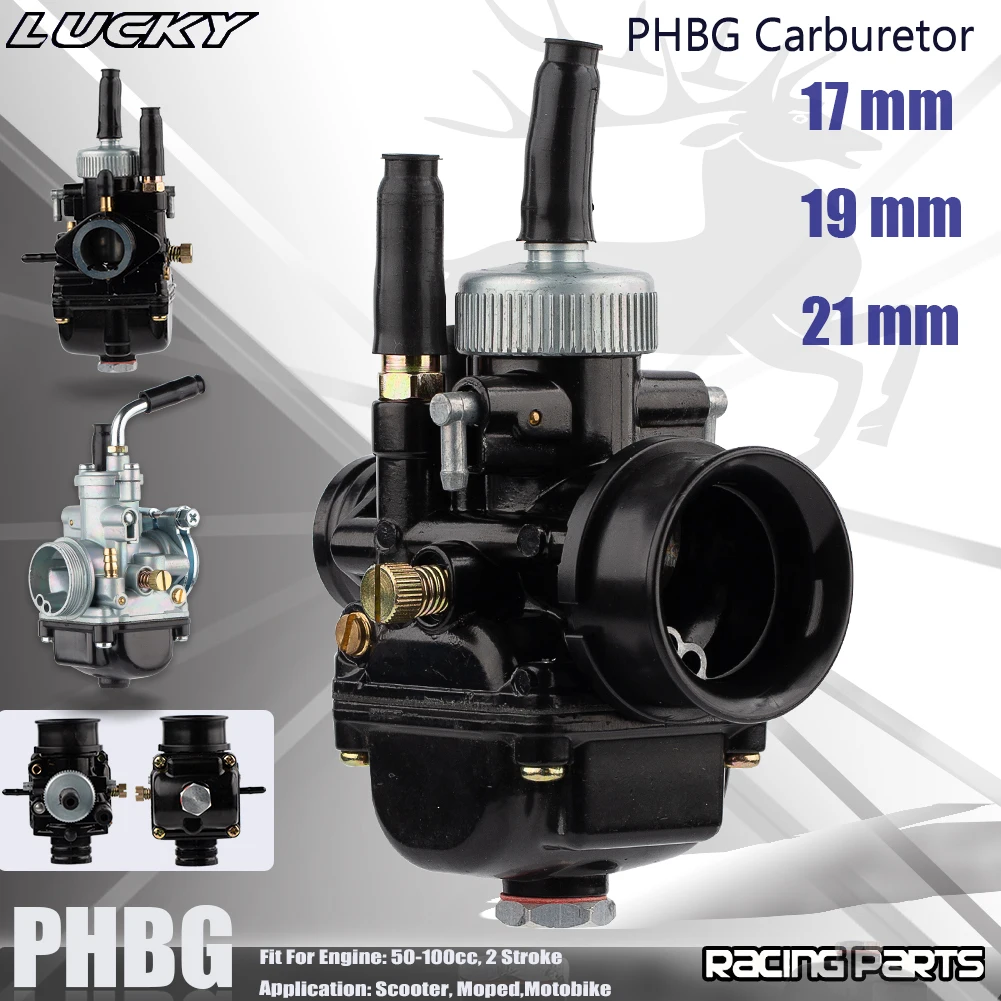 PHBG 17/19/21 Carburetor 17mm 17.5mm 19mm 19.5mm 21mm Racing Carburador Carb For JOG50 JOG90 BWS100 RG50 DIO50-90