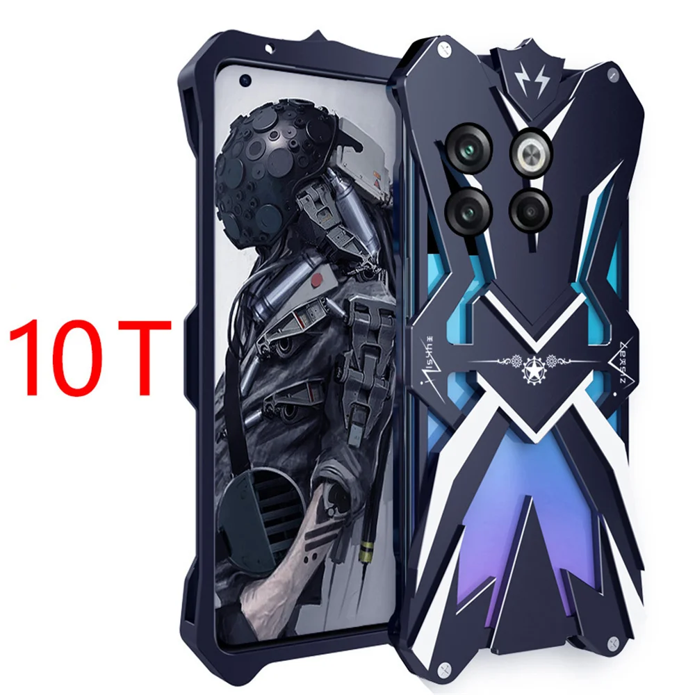 For Oneplus 11 12 12R Case Shockproof Metal Armor Case Aluminum Cover Funda For Oneplus Nord 3 9 10 Pro 9R 9RT 10T 12 12R Case