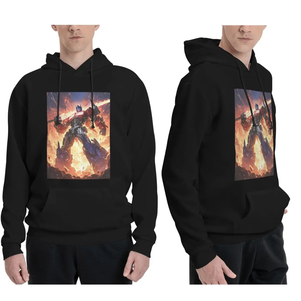 

Optimus Prime толстовки для мужчин и женщин, повседневный пуловер, толстовки в стиле хип-хоп, одежда с длинными рукавами, осень-зима