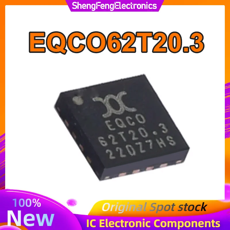 

EQCO62T20.3 EQCO 62T20.3 QFN-16 Chip IC VIDEO DRIVER 16QFN IC chipset New Original in stock