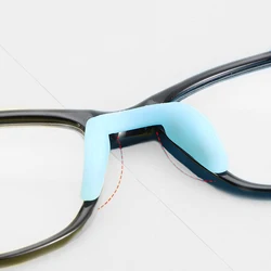 Insert antarctique pour lunettes, accessoire de réparation en silicone pour enfants, forme en U, antidérapant, doux, noir, bleu, rouge, 1 pièce