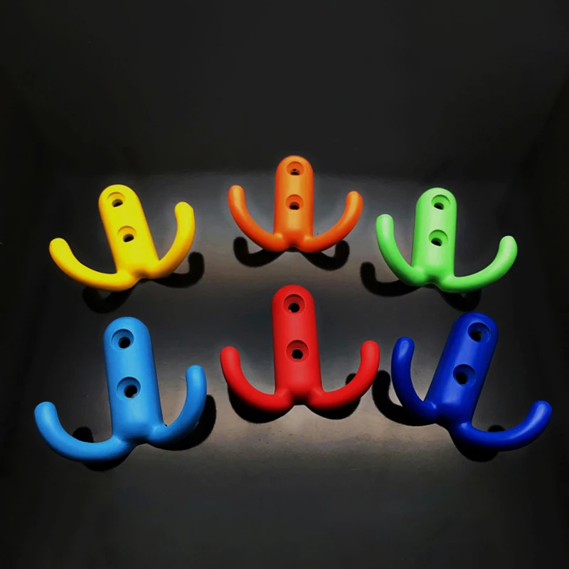 New Coat Wall Hook Coat Hat Hook Zinc Alloy Hook Solid Color Hook Single Hook Creative Home Furnishings Behind The Door