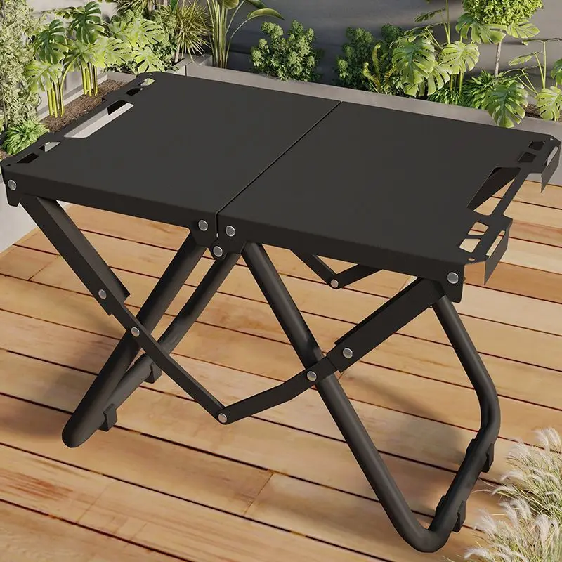 Lightweight Camping Table Multi-layer Hiking Folding Desktop Portable Tactical Table Ultra Light Folding Table Outdoor