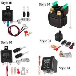 Remote Battery Disconnect Switch 12V 200/250A Remote Control Battery Switch Relay Anti-theft Car RV Boat Battery Kill Switch