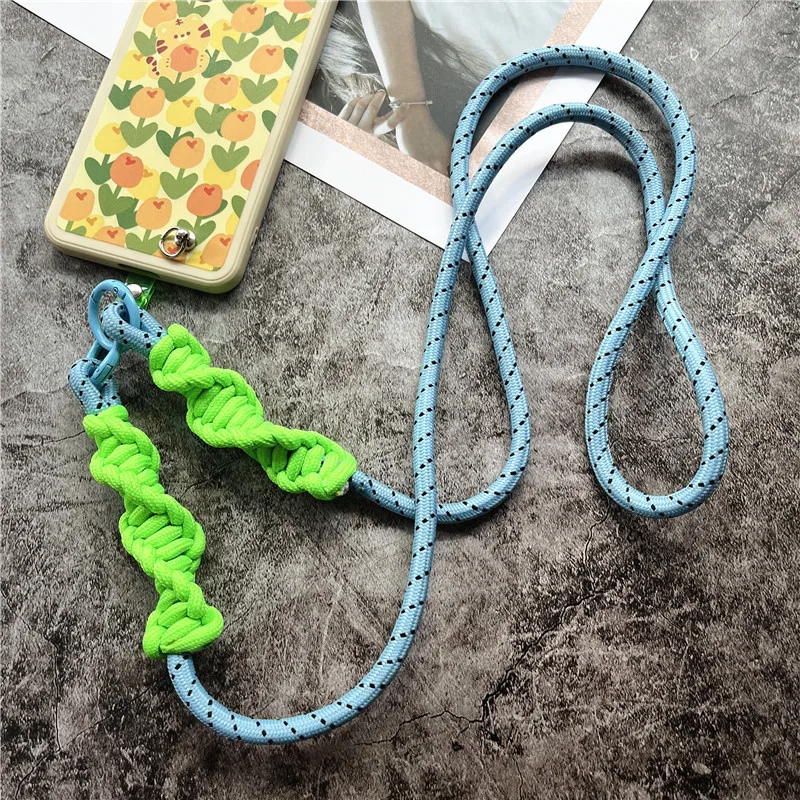 Strips Customized Bag Strap Handmade Lanyard Strap for Phone Charm Crossbody Cord to Hang the Mobile Chain Premium Keys Rope