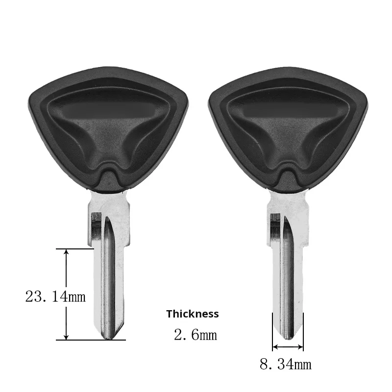 Bombardier motorcycle key, applicable to: Bombardier 1030 three-wheel motorcycle, Spiderman (CAN be placed anti-theft chip).