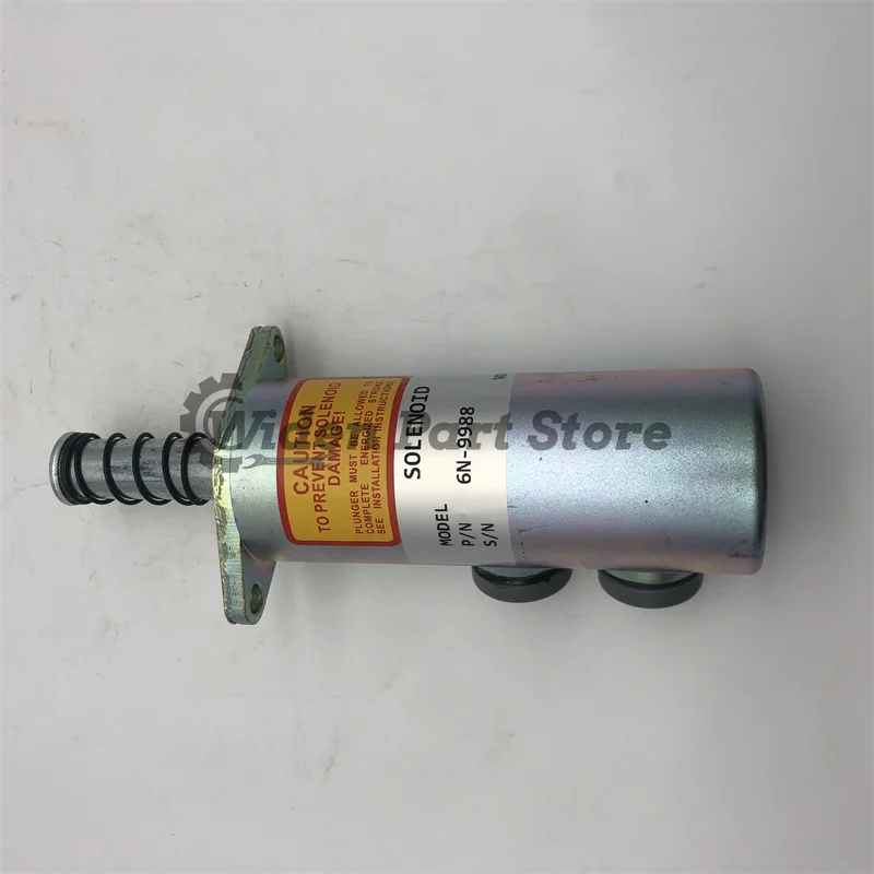 6N-9987 6N-9988 12V 24V Shut Down Solenoid for Caterpillar CAT Excavator 225 225D 229 231D Engine 3208