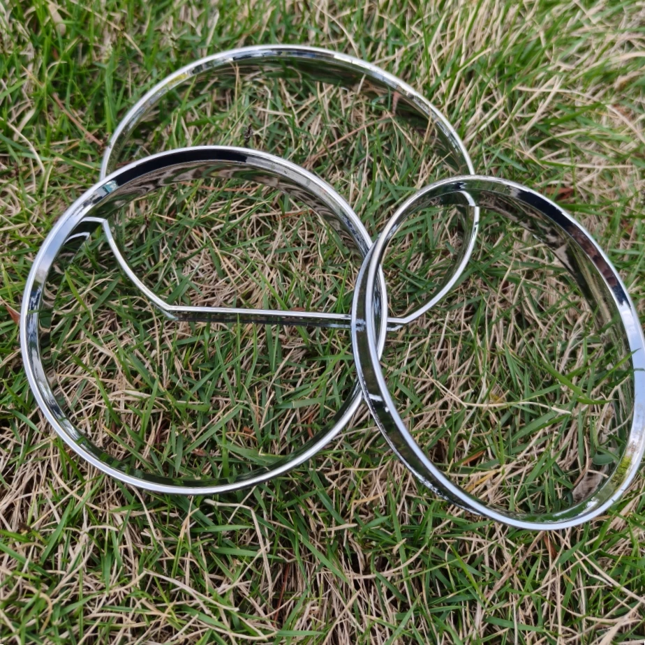For Mercedes Benz W124 W126 Chrome Speedometer Gauge Dial Ring Instrument Panel Trim Car Interior Accessory Dashboard Decoration