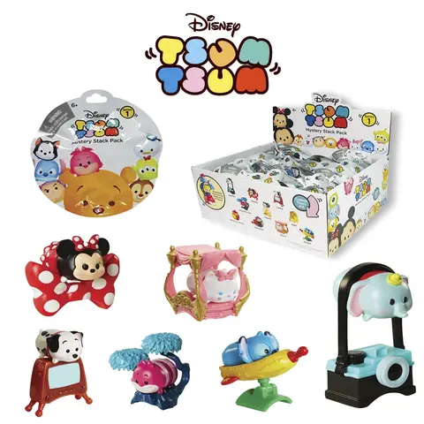 Disney Tsum Tsum Serie 1 Mystery Stack Pack Bolsa ciega Stitch Figura de Mickey Mouse