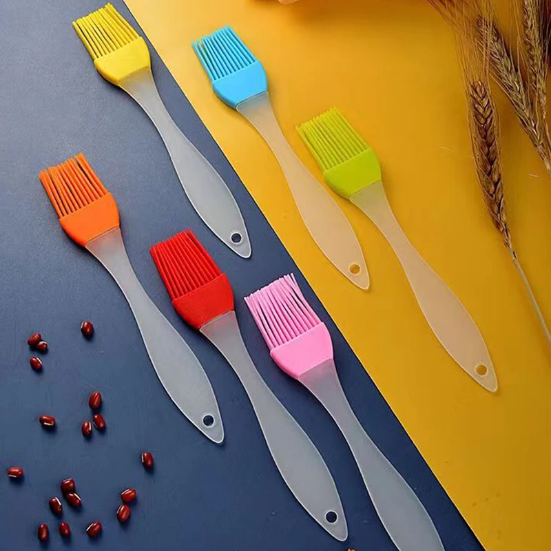 فرشاة زيت المطبخ فطيرة الصالحة للأكل فرشاة الخبز المنزلية فطيرة مقاومة درجات الحرارة العالية غير تساقط الشواء زيت السيليكون
