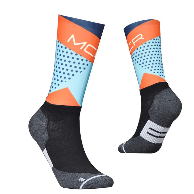 Slip Anti Professional Bike Socks Bicycle Compression Sport Sock Men And Women Street Sports Socks Racing Cycling Socks 05