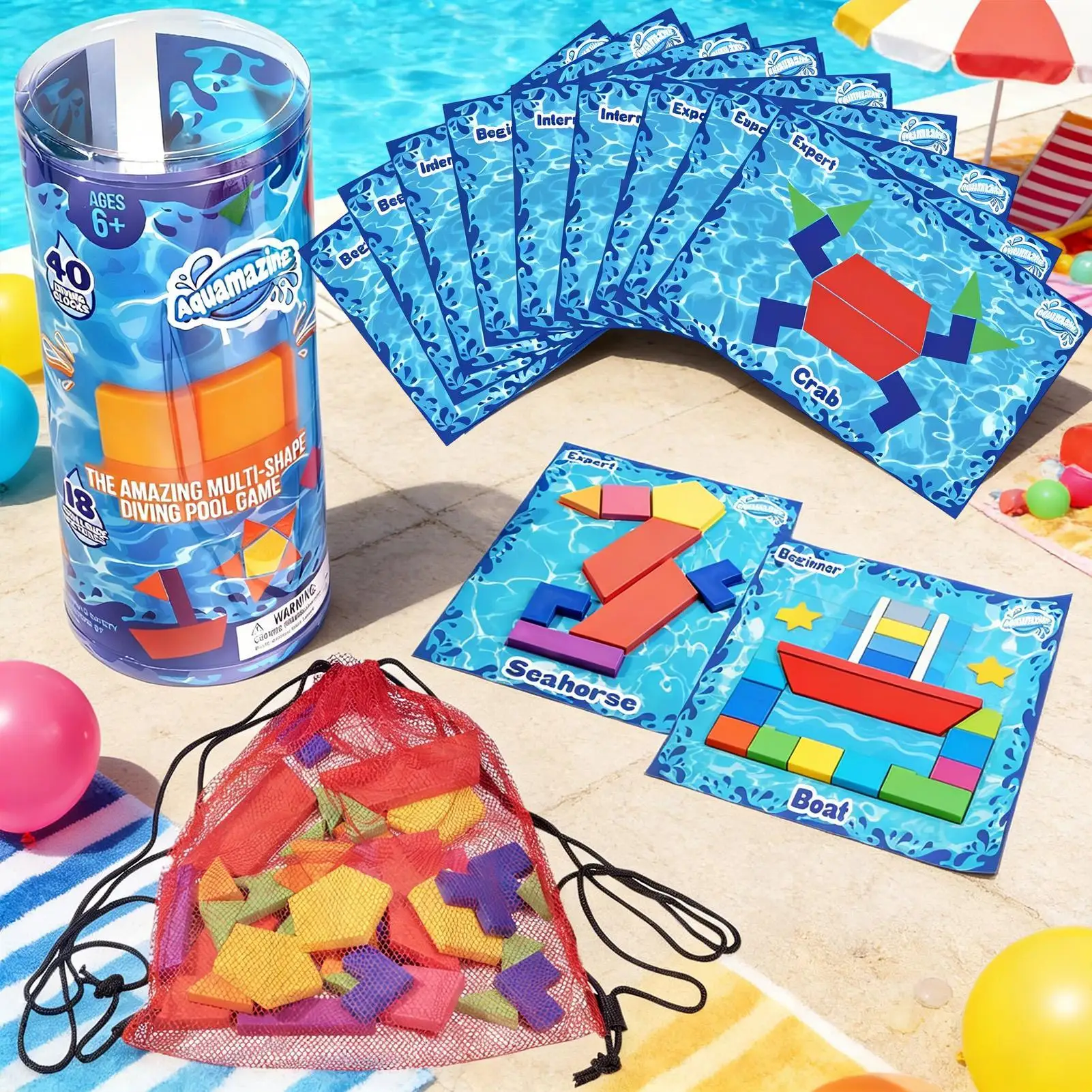 Brinquedos de Mergulho para Piscina: Jogo de Buscar e Encontrar Gemas Subaquáticas, Diversão para Crianças, Brinquedos de Mergulho e Suprimentos para Natação