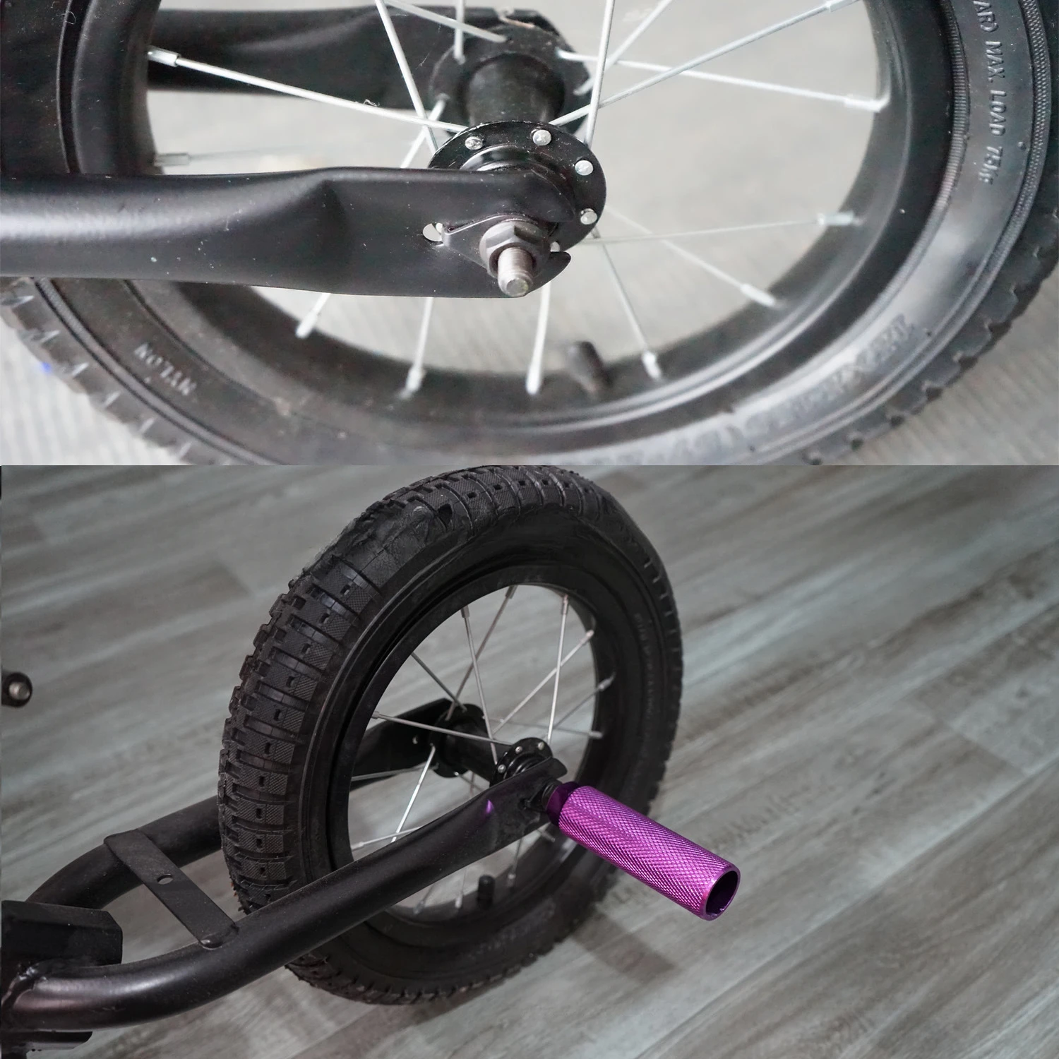 2pcs Bike Pegs, Aluminum Non-Slip Lead Footrests, Mountain Bike BikeRear Stands bicycle pedals accessories