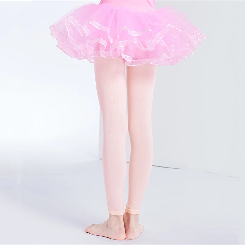 Ballet Tights Girls Kids Pink Ninth Pantyhose Children Dance Leggings Summer Thin Ballroom Practice Tights