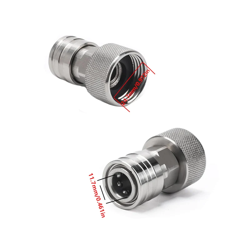 Garden Hose to Pressure Washer Adapter 3/4 GHT to 1/4 Quick Connect Convert Water Hose to Power Washer Connector Stainless Steel - view 5