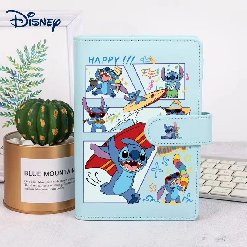 

Disney Lilo & Stitch Pu Cartoon Notebook Portable Notepad Cartoon Tablet Supplies School Office Stationery Student birthday Gift