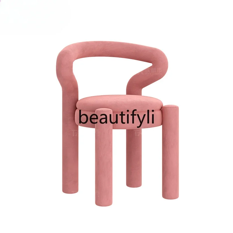 Dresser special stool light luxury high sense minimalist manicure dining table chair makeup chair