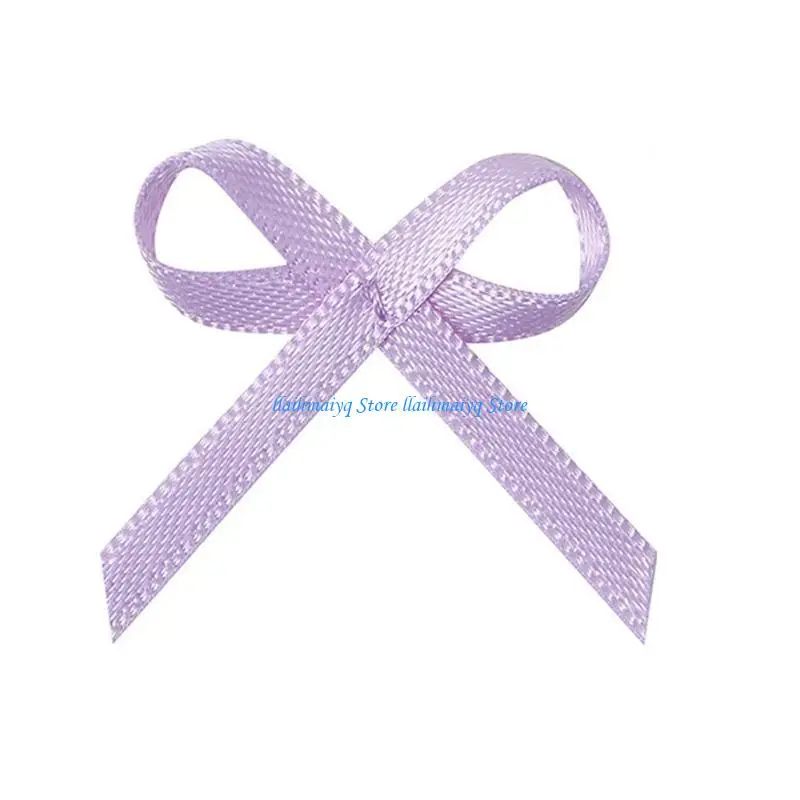 573B 200x/set Ribbon Bowknot for Gift Wrapping Sewing Embelishments Bowknot DIY