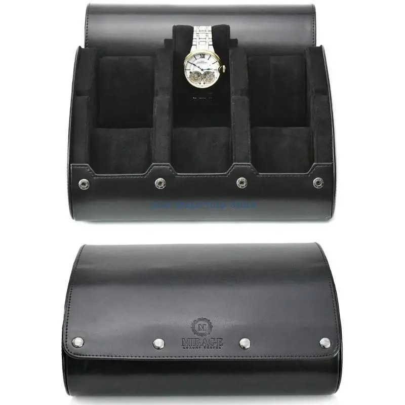 

X7XB Exquisite Jewelry Display Holder Travel Case Large Capacity 6Bit Watch