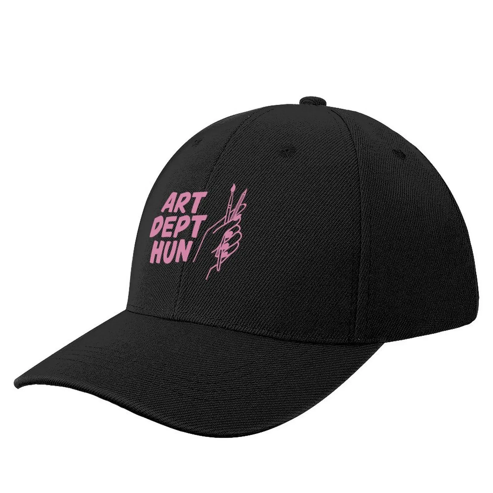 

Розовая бейсболка Art Dept Hun, милая кепка Snapback с защитой от ультрафиолета, солнечная шляпа, кепка на заказ для мужчин и женщин