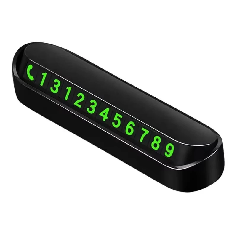 

Car Phone Number Card Temporary Parking Card Plate Telephone Number Car Park Stop Automobile Accessories Car-styling 2025