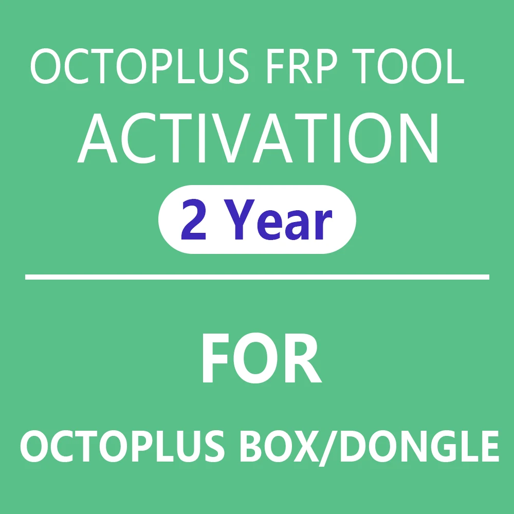أداة Octoplus Box/Dongle Renew Octoplus أداة Octoplus FRP جديدة وتجديد تنشيط لمدة عام واحد/2 عام لصندوق الأخطبوط/الدونجل