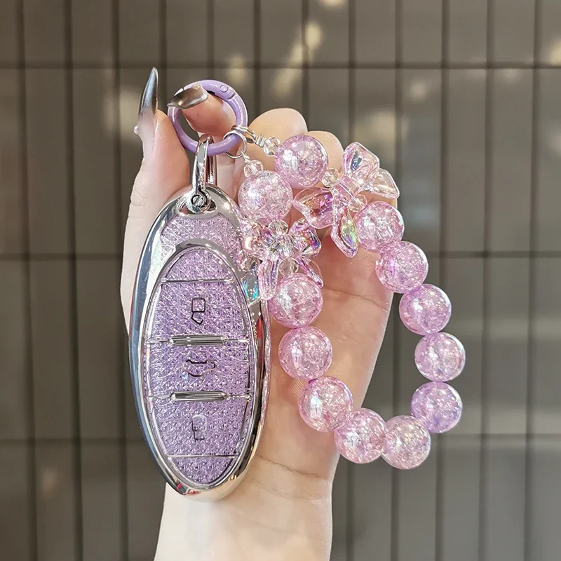 

Suitable for bestturn keycase B70 T55 t77pro T33 t99s keycover keyshell keychain buckle bag Diamond Car Key Holder