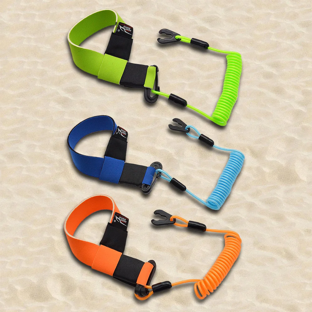 Jet Ski Safety Lanyard with Buckle Boat Motor Safety Tether Lanyard Key Reminder Rope Safety Tether for Outboard Engine Motor