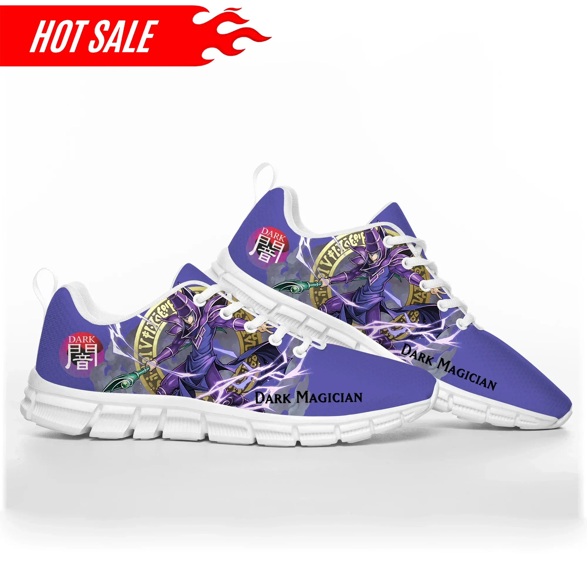 

Anime Yu-Gi-Oh Yami Mutou Duel Monster Card Sports Shoes Mens Womens Teenager Sneakers Casual Custom Couple Shoes