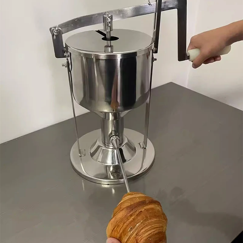 

Stainless Steel Filling Machine Cream/Jam Filling Machine 4L/5L/6L Chocolate Filling Machine Croissant/Puff Pastry F(Customized)