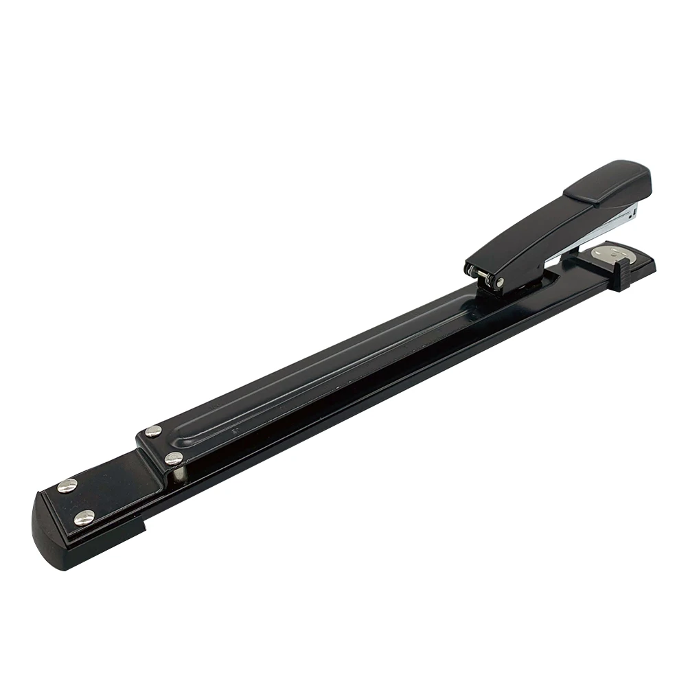 

Long Reach Stapler Binding Tool Durable Metal Mouth Desk Office Supply Portable Paper Home Use Large Capacity Labor Saving