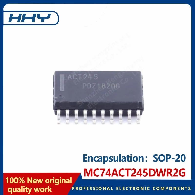 10PCS MC74ACT245DWR2G SOP-20 chip non-reverse-phase tri-state output transceiver chip