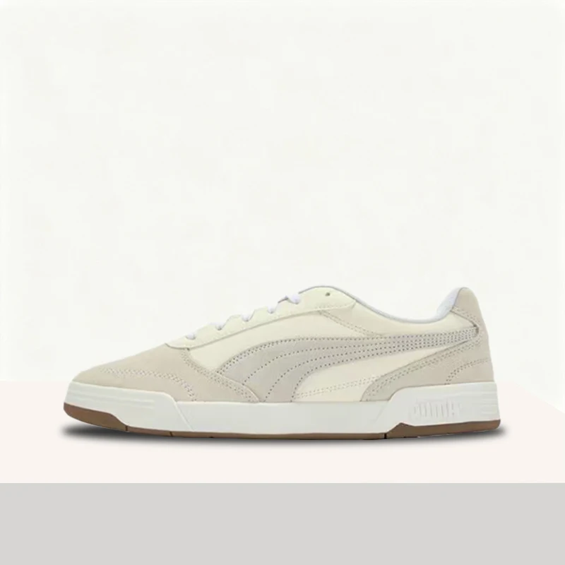 

PUMA C-Skate: Универсальные, удобные, легкие, прочные мужские скейт-кроссовки с тонкой подошвой, бежевые 403145-05