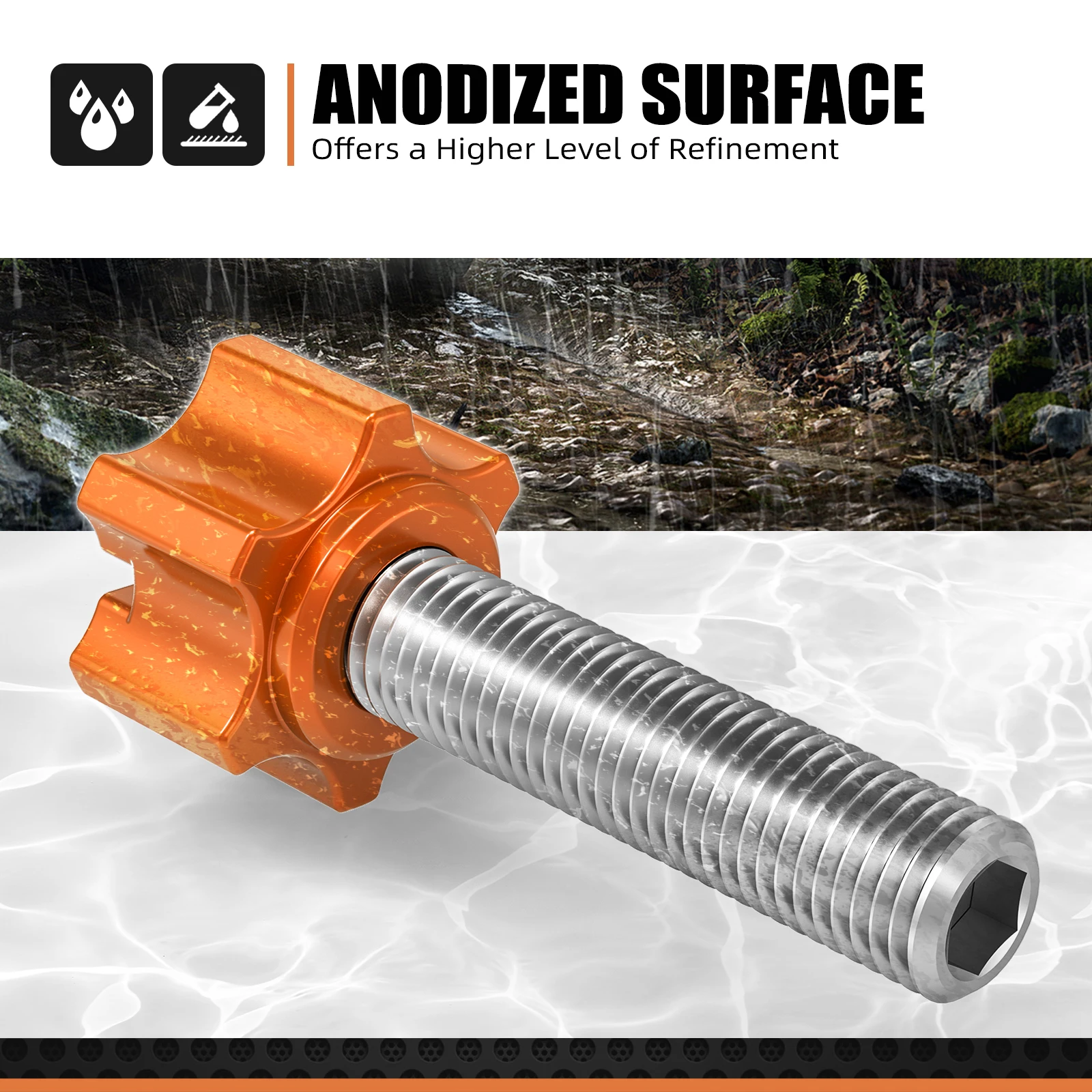 NICECNC สําหรับ KTM 2024 EXC 300 EXCF 350 EXC 450 XCW 300 2024 QUICK RELEASE Seat Bolt เครื่องมือกําจัด SXF 250 SXF 450 SX 125 2023-2024