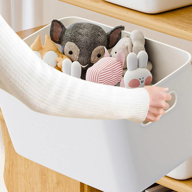 Plastic Storage Box Desktop Storage Box Bathroom, Kitchen, Clothes and Miscellaneous Items Sorting Storage Box